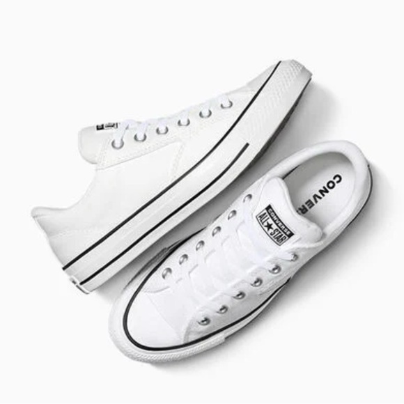 Converse Shoes - Converse Low Top Sneakers in White with Black Trim